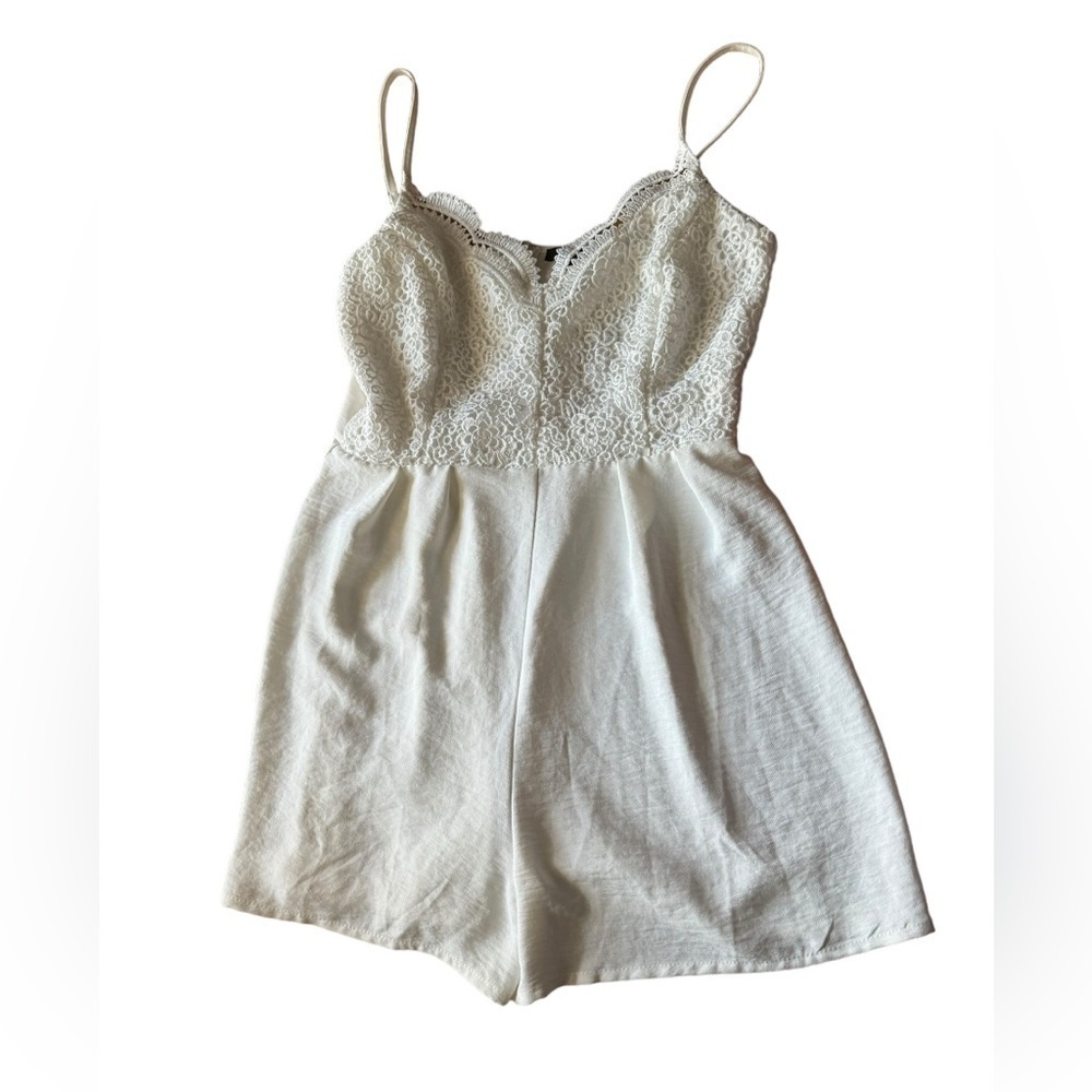 forever 21 Dukes of Dallas white romper